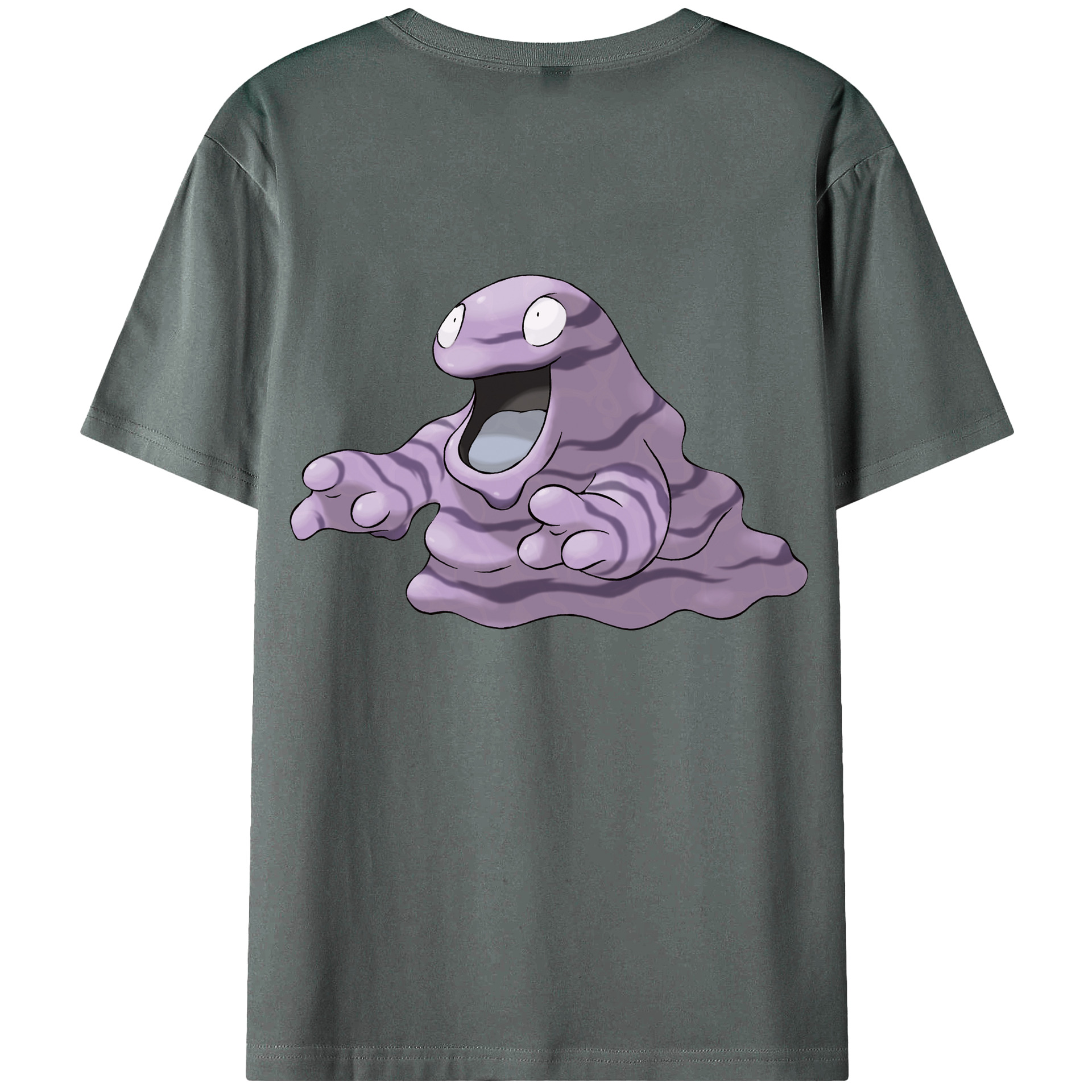 （画像用） ポケットモンスター Pokémon 綿100％ メンズ半袖Tシャツ（バックプリント） 通気性